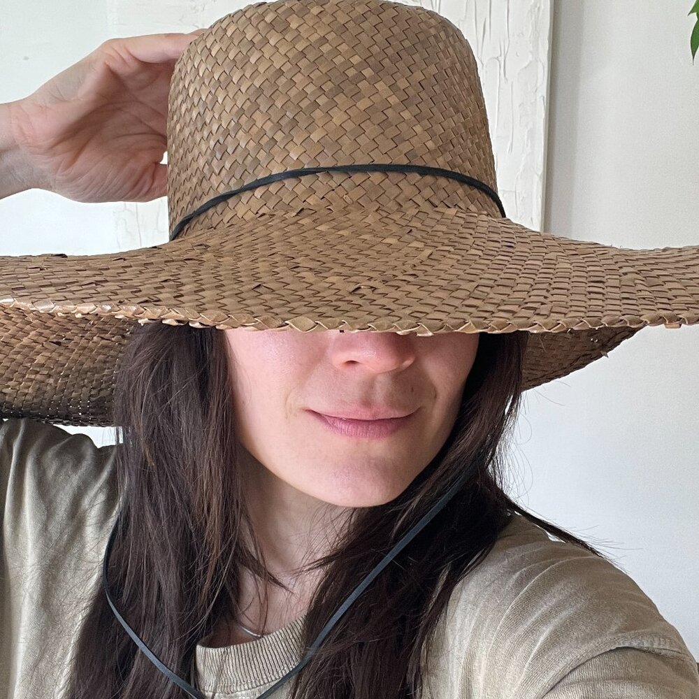 Wicker Sun Hat - image 6
